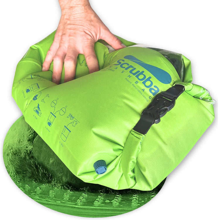Scrubba wash bag - Tiny washing machine for apartments & travel