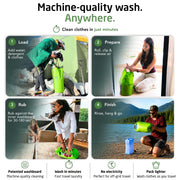 Scrubba wash bag - Tiny washing machine for apartments & travel