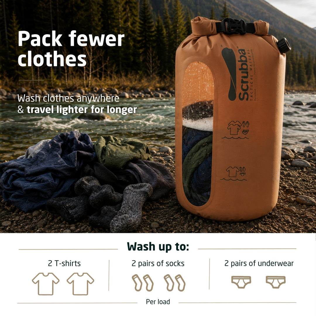 快適グッズ・旅行小物 Scrubba Tactical Washbag Scrubba Tactical Wash Bag