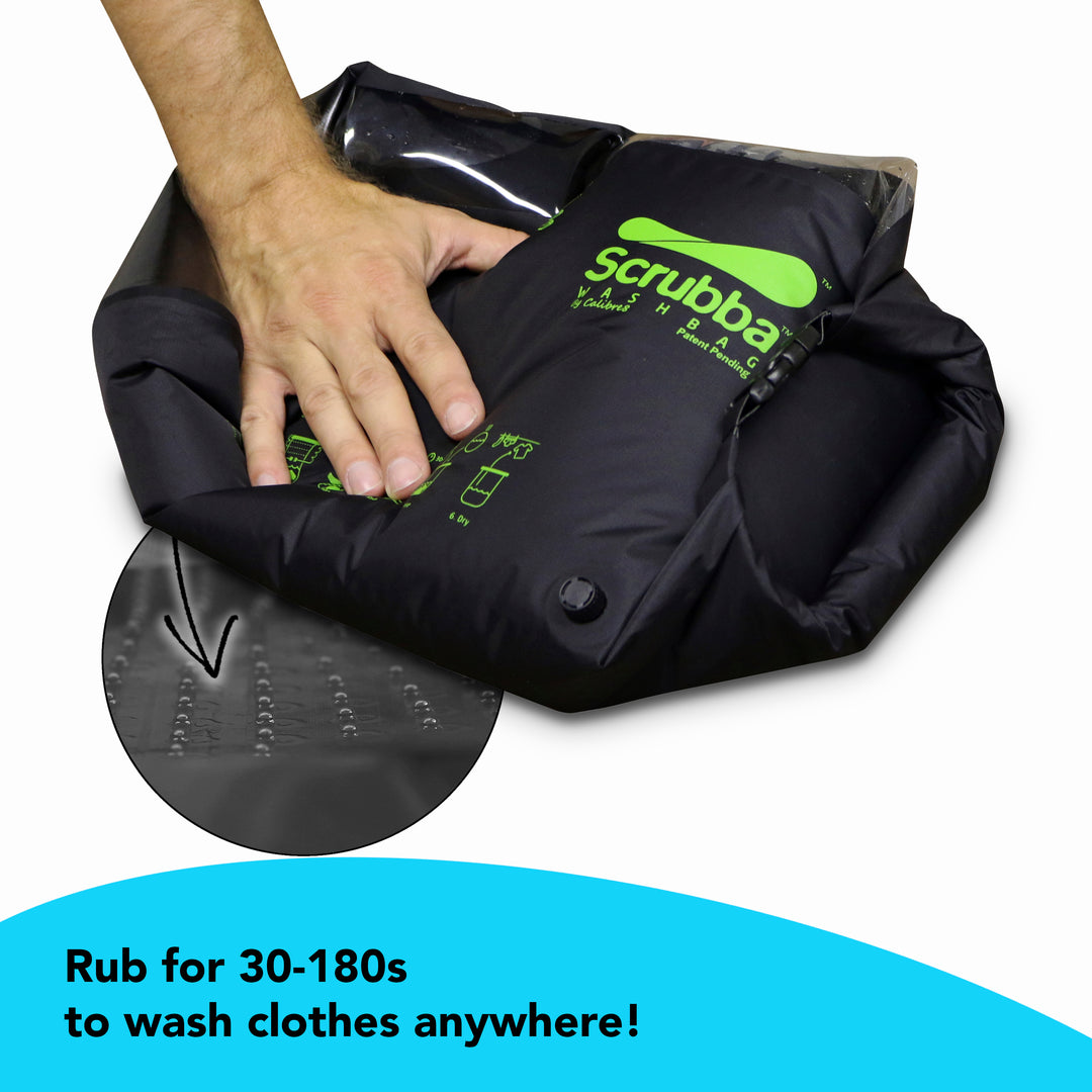 Scrubba Wash Bag - travel washing machine (black)