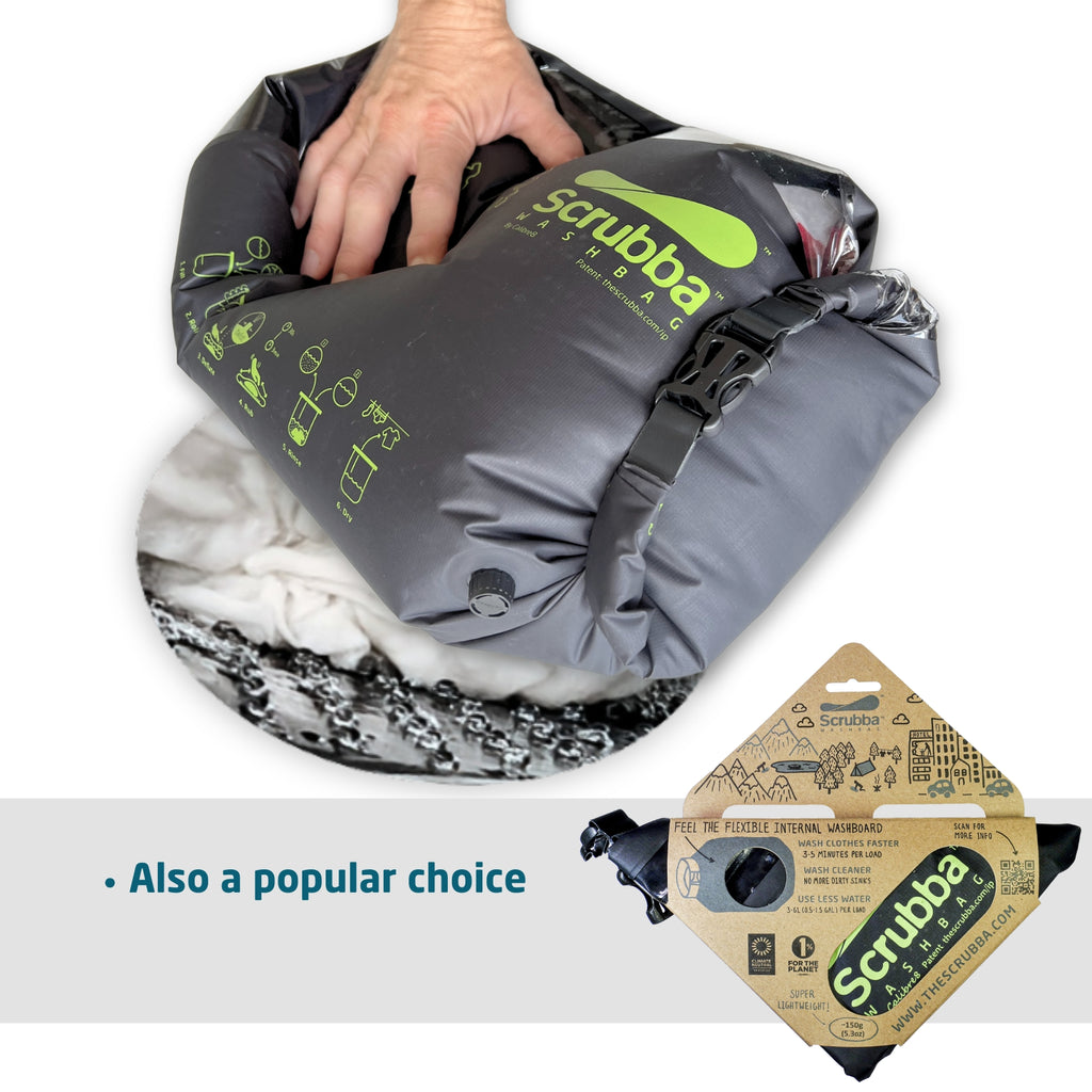 Scrubba Wash Bag - travel washing machine (black)