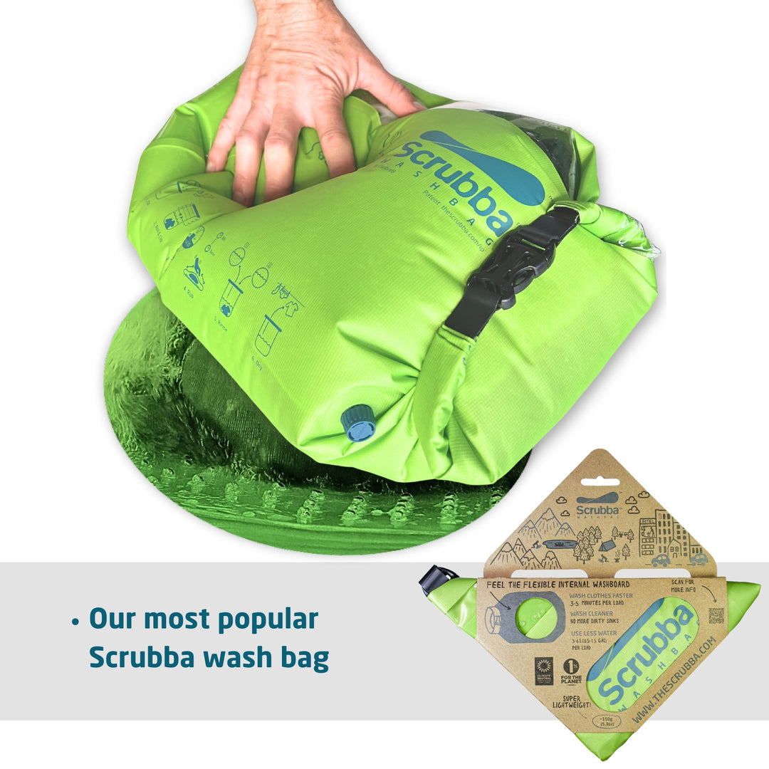Scrubba wash bag - Tiny washing machine for apartments & travel