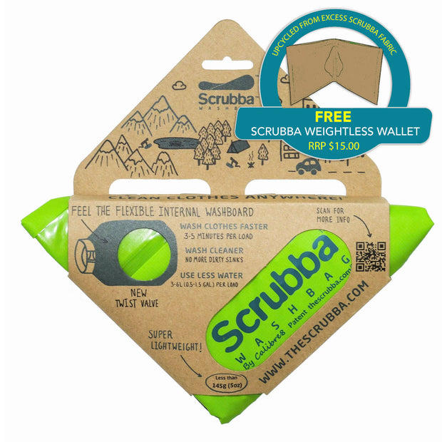 Scrubba Wash Bag - portable travel washing machine