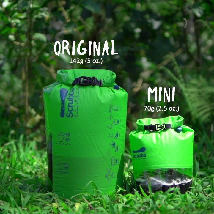 快適グッズ・旅行小物 Scrubba Wash Bag MINI Scrubba Wash Bag MINI - portable travel & camp washing machine