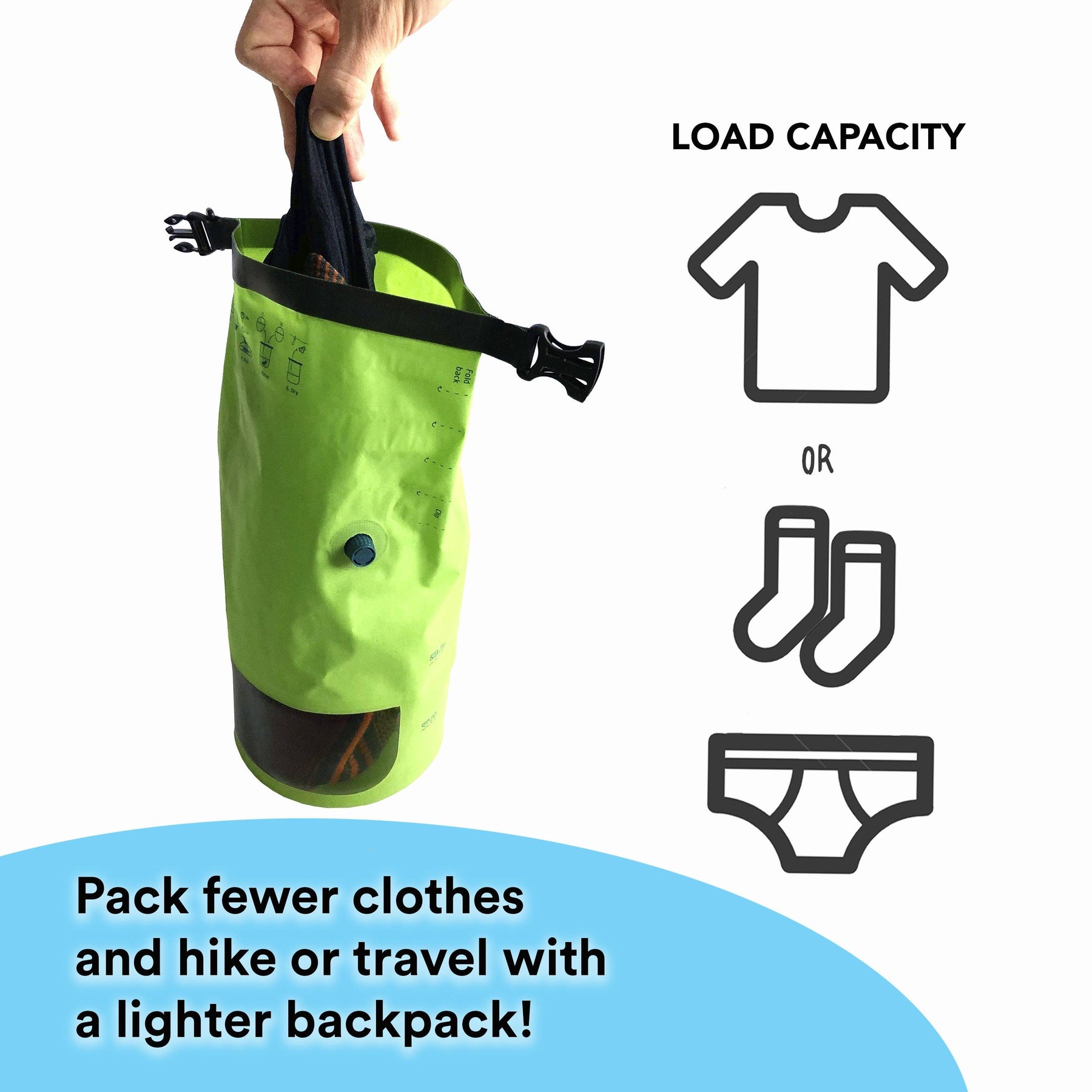 Scrubba Wash Bag MINI - portable travel & camp washing machine