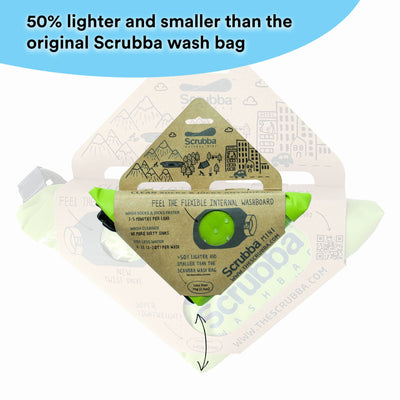 Scrubba wash bag MINI - tiny travel washing machine for travel - The Scrubba Wash Bag