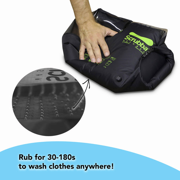 Scrubba Wash Bag - travel washing machine, Sanitary, Interior