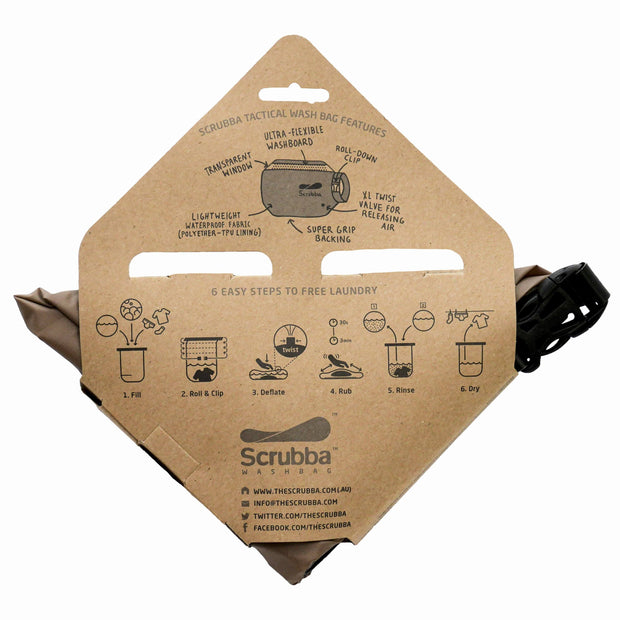 Scrubba Tactical Wash Bag - The Scrubba Wash Bag