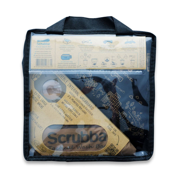 Scrubba Tactical Wash & Dry Kit - A portable washing machine & dry kit